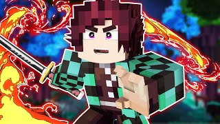 ME PASO MINECRAFT pero SOY TANJIRO  KIMETSU NO YAIBA [upl. by Anyaled773]