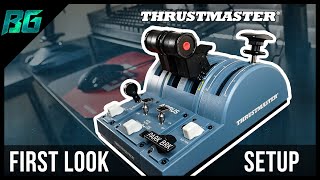 Thrustmaster TCA Throttle Quadrant ADDON  FIRST LOOK  SETUP  MSFS [upl. by Enavi]