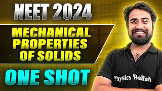 MECHANICAL PROPERTIES OF SOLIDS in 1Shot FULL CHAPTER COVERAGE ConceptsPYQs  Prachand NEET 2024 [upl. by Isbel]