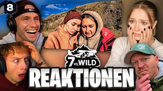 Am Limit 😨 ALLE Reaktionen der Teilnehmer auf Folge 8 7 vs Wild  Crashed [upl. by Bachman]