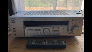 Ampli Sony STRDE585 en mode Protect en protection [upl. by Freemon144]