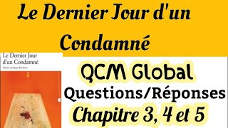 🔥QuestionsRéponsesLe Dernier Jour dun Condamnéchapitre3 4 et 5 إمتحن نفسكLExamen Régional [upl. by Baron533]