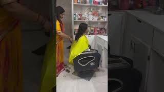 Diwali pr bhi kam makeup hair youtube viralvideo saloon businessshorts [upl. by Atiraj904]