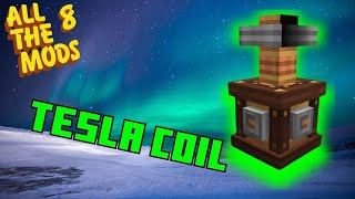 Crafting Duroplast for the Tesla Coil Lets Play ATM8 Minecraft Mod Pack [upl. by Yelha]