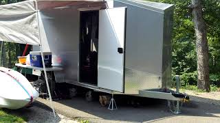 Enclosed Trailer Camper Conversion [upl. by Sandro]