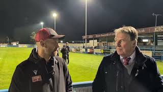 Guiseley AFC post match interview with the Reds manager Danny Grainger [upl. by Bernadine]