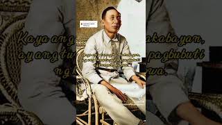 Apolinario Mabini Said [upl. by Urd777]