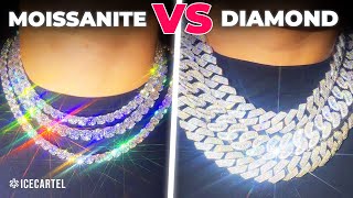 Moissanite vs Diamond  Can you tell the difference [upl. by Serle]