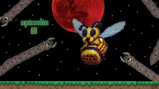 Me enfrento a la ABEJA REINA y al DEVORADOR DE MUNDOS por primera vez en terraria [upl. by Yasmeen716]