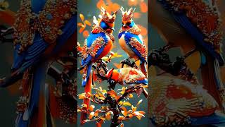 like the kings of the forest enjoying the autumn beautylovebirds beautifulbirds short video [upl. by Breh671]