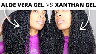 Aloe Vera Gel VS Xanthan Gel as Detanglers For Natural Hair  Which One is Better [upl. by Gaile]