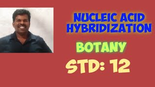 Nucleic acid hybridization in tamil [upl. by Butcher]