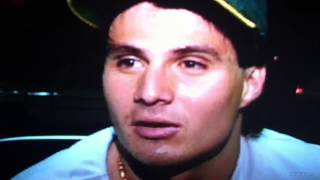 Jose Canseco at Gas Station 1989 San Francisco Earthquake [upl. by Araas]