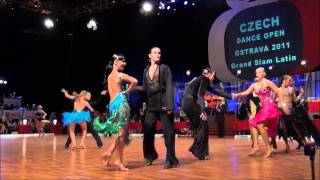 2011 Grand Slam Latin Aniello Langella amp Khrystyna Moshenska Quart Jive [upl. by Ayanej109]