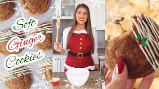 The BEST Soft Ginger Molasses Cookies  Christmas Recipe [upl. by Atnima]