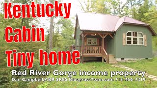 Cabin vacation home rental house for sale Red River Gorge Kentucky KY [upl. by Metah404]