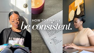 Struggling To Be Consistent Try These 3 Simple Steps [upl. by Bedell]