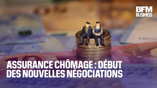 Assurance chômage  début des nouvelles négociations [upl. by Viviyan]