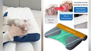 Comfortable goose down pillow for sleep enhancement and cervical protection [upl. by Twitt]