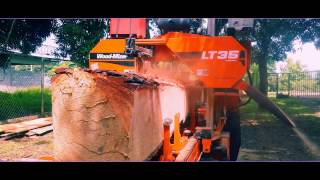 My New WoodMizer LT35 Hydraulic Saw Mill [upl. by Aniroz386]