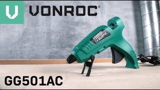 VONROC GG501AC  Lijmpistool 70W [upl. by Ttenna]