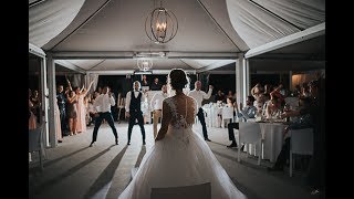 EPIC GROOMSMEN DANCE SUPRISE for the bride  Amazing Wedding all time [upl. by Wessling]