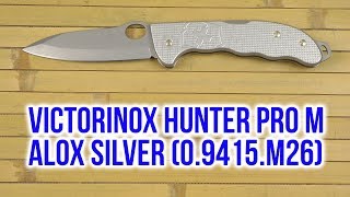 Распаковка Victorinox Hunter Pro M Alox Silver 09415M26 [upl. by Dorison]