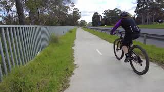 Silent Bike Ride Dandenong Creek Trail in Melbourne Part 4 [upl. by Ailuy]