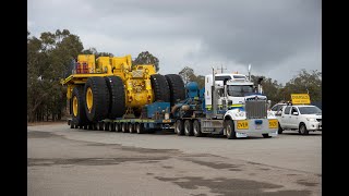 Australian Heavy Haulage  140 tonne Komatsu 830E5 [upl. by Aisor150]