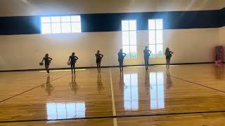 C E King High School Pantherettes  mini dance camp 2023 practice video [upl. by Ewan808]