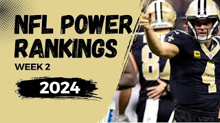 NFL Week 2 TOP POWER 💪 Rankings 2024 [upl. by Greenfield]