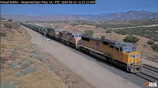 HesperiaCajon Pass California USA  Virtual Railfan LIVE [upl. by Federica338]