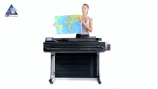 HP Designjet T520 36quot  обзор и комплектация [upl. by Smallman]