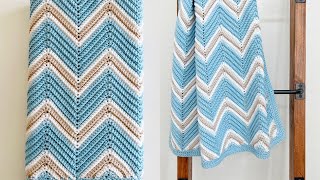 Crochet Squared Off Blanket [upl. by Hutton]