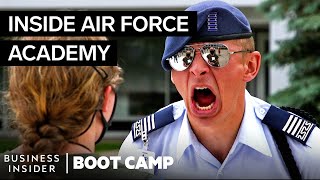 What New Air Force Cadets Go Through On Day One At The Academy  Boot Camp [upl. by Sadick792]