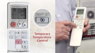 How To Use A Mitsubishi Air Conditioner Remote Control Guide [upl. by Adnilema]