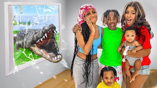 Cant Believe We Found This Huge Alligator Living In Our BACKYARD ❘ Crazy Family Vlog [upl. by Enaillil260]