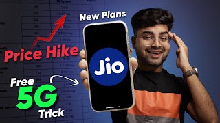 Jio Recharge Price Increase News 2024  New Recharge Plans 😍 Secret Trick for FREE 5G  Price Hike [upl. by Dadinirt436]