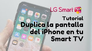 Duplicar pantalla del iPhone en TV LG [upl. by Neraa62]