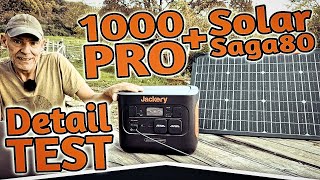 Der JayBe TEST Jackery 1000 Pro amp SolarSaga 80  Powerstation amp Solargenerator im Leistungstest [upl. by Paresh935]