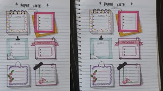 paper notes doodles ideas  cute drawings  diy notes paper [upl. by Bultman]