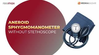 Rossmax Aneroid Sphygmomanometer Without Stethoscope [upl. by Beberg743]