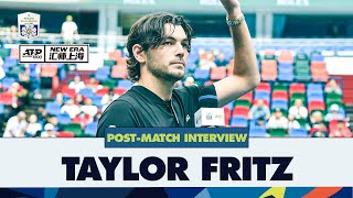 quotHes An Incredible Returnerquot  Taylor Fritz Reflects On His QuarterFinal With Goffin [upl. by Zahavi]