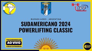 DIA 2 SUDAMERICANO DE POWERLIFTING CLASSICO 2024  189 [upl. by Adnahc]