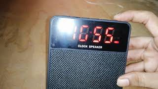 Set Alarm Clock Speaker [upl. by Gilcrest488]