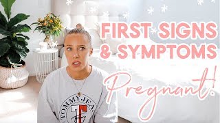 Symptoms of Pregnancy FIRST WEEKS Signs to look out forHow I knew [upl. by Osrock257]