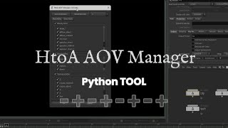 Houdini Python  11 HtoA AOV Manager [upl. by Zeta100]