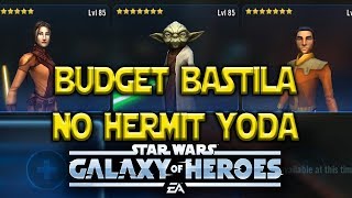 Budget Bastila Wipes Traya wo Hermit Yoda Or General Kenobi  Star Wars Galaxy Of Heroes  SWGOH [upl. by Spiegelman211]