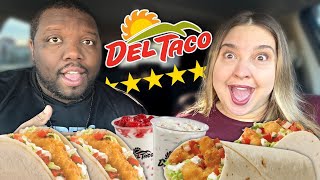 Trying Del Tacos NEW 2024 Items Our Honest Review [upl. by Cirdahc]