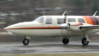 Piper PA60601P Aerostar Landing [upl. by Gluck677]